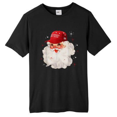 Make A Christmas Great Again Xmas Trump Maga Pajamas Santa Tall Fusion ChromaSoft Performance T-Shirt