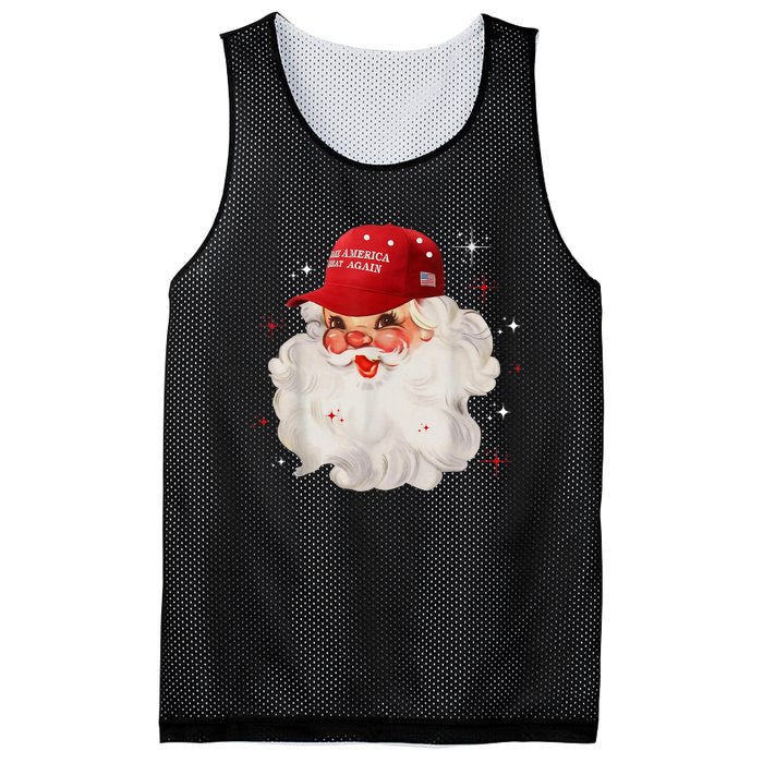 Make A Christmas Great Again Xmas Trump Maga Pajamas Santa Mesh Reversible Basketball Jersey Tank