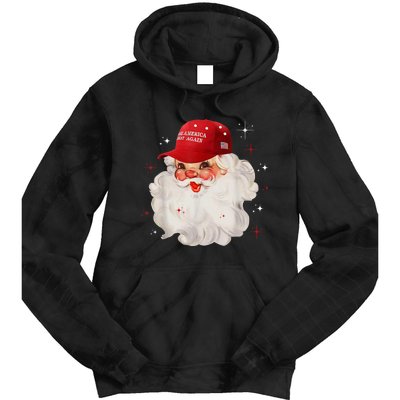 Make A Christmas Great Again Xmas Trump Maga Pajamas Santa Tie Dye Hoodie