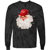 Make A Christmas Great Again Xmas Trump Maga Pajamas Santa Tie-Dye Long Sleeve Shirt