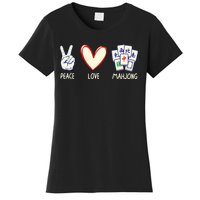 Mahjong Art Chinese Mah Jongg Game Lover Women's T-Shirt