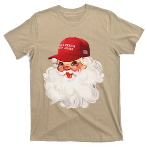 Make A Christmas Great Again Xmas Maga Santa Holiday Retro T-Shirt