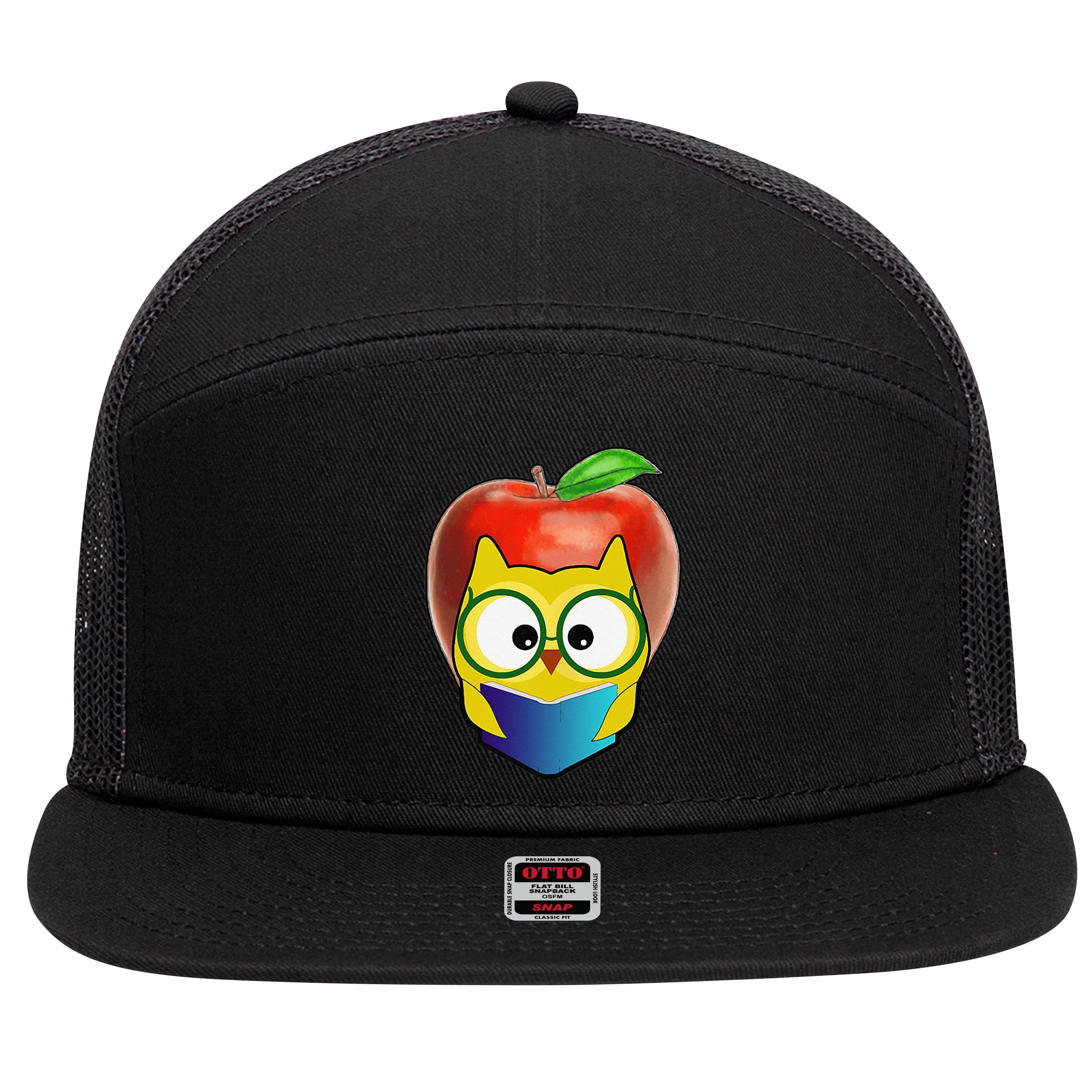 Ms. Appleberry Costume Miss Appleberry Halloween Costume 7 Panel Mesh Trucker Snapback Hat