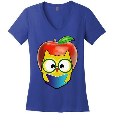 Ms. Appleberry Costume Miss Appleberry Halloween Costume Women's V-Neck T-Shirt