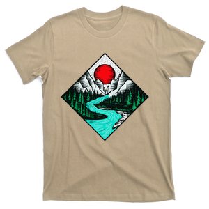 Mountains Are Calling River Wilderness Forest Adventure T-Shirt