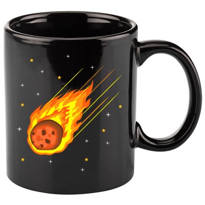 Meteorite Asteroid Comet Meteor Shower Universe Meteors 11oz C Handle Ceramic Mug