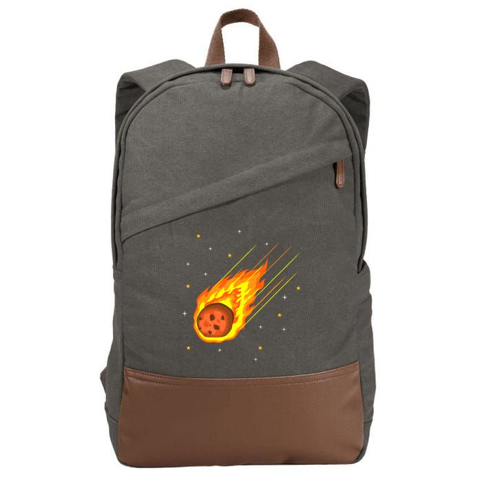 Meteorite Asteroid Comet Meteor Shower Universe Meteors Cotton Canvas Backpack