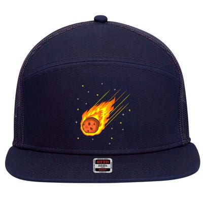 Meteorite Asteroid Comet Meteor Shower Universe Meteors 7 Panel Mesh Trucker Snapback Hat