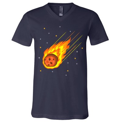 Meteorite Asteroid Comet Meteor Shower Universe Meteors V-Neck T-Shirt