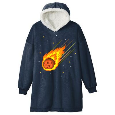Meteorite Asteroid Comet Meteor Shower Universe Meteors Hooded Wearable Blanket