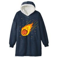 Meteorite Asteroid Comet Meteor Shower Universe Meteors Hooded Wearable Blanket