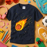Meteorite Asteroid Comet Meteor Shower Universe Meteors Kids T-Shirt