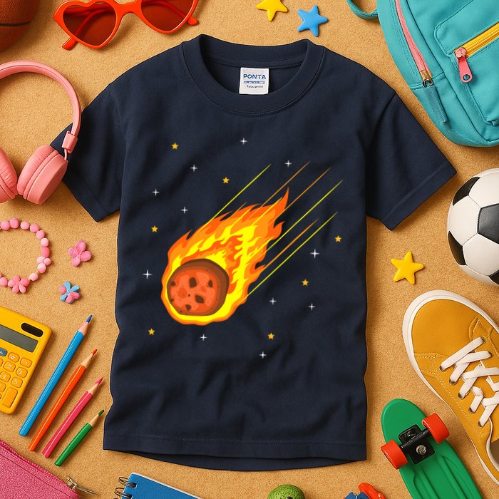 Meteorite Asteroid Comet Meteor Shower Universe Meteors Kids T-Shirt