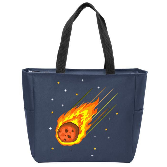 Meteorite Asteroid Comet Meteor Shower Universe Meteors Zip Tote Bag