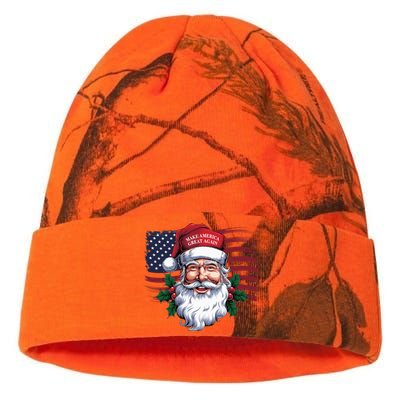 Make A Christmas Great Again Xmas Trump Maga Pajamas Santa Us Flag Kati Licensed 12" Camo Beanie