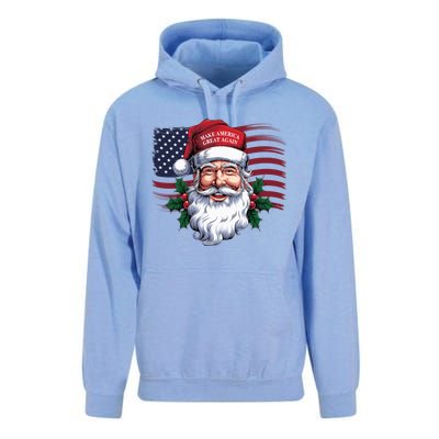 Make A Christmas Great Again Xmas Trump Maga Pajamas Santa Us Flag Unisex Surf Hoodie