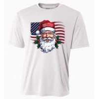 Make A Christmas Great Again Xmas Trump Maga Pajamas Santa Us Flag Cooling Performance Crew T-Shirt