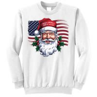 Make A Christmas Great Again Xmas Trump Maga Pajamas Santa Us Flag Sweatshirt