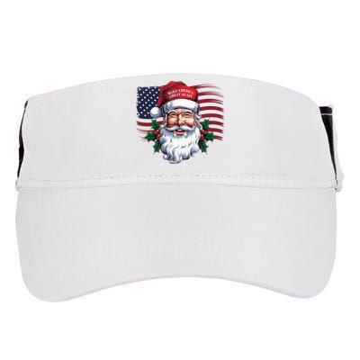 Make A Christmas Great Again Xmas Trump Maga Pajamas Santa Us Flag Adult Drive Performance Visor