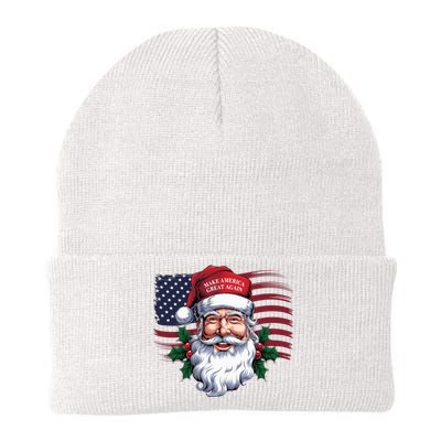 Make A Christmas Great Again Xmas Trump Maga Pajamas Santa Us Flag Knit Cap Winter Beanie