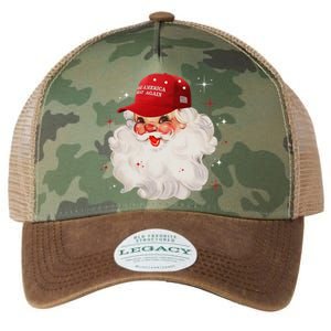 Make A Christmas Great Again Xmas Trump Maga Pajamas Santa Legacy Tie Dye Trucker Hat