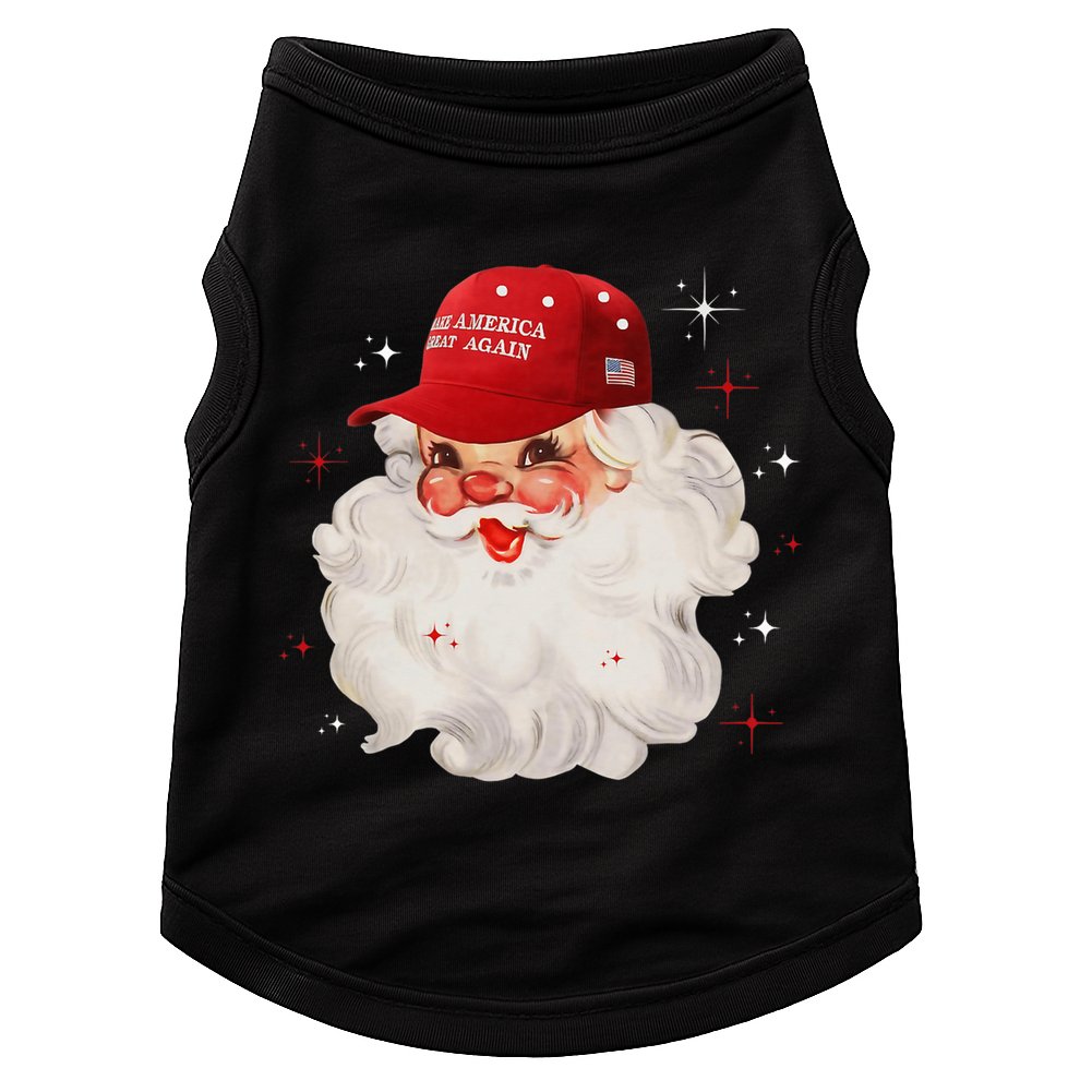 Make A Christmas Great Again Xmas Trump Maga Pajamas Santa Doggie Tank