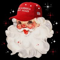 Make A Christmas Great Again Xmas Trump Maga Pajamas Santa 16 in Basic Backpack