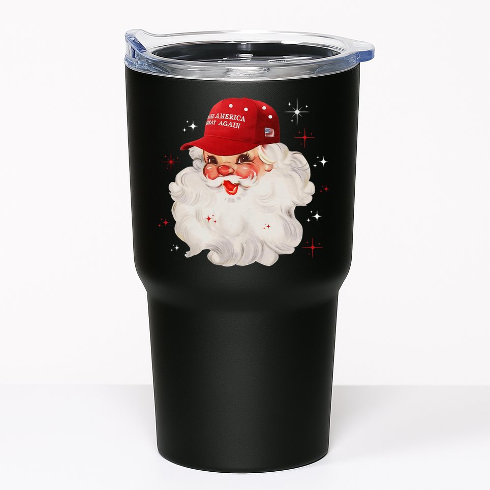 Make A Christmas Great Again Xmas Trump Maga Pajamas Santa Tumbler