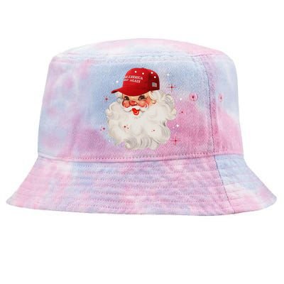 Make A Christmas Great Again Xmas Trump Maga Pajamas Santa Tie-Dyed Bucket Hat