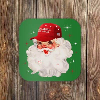 Make A Christmas Great Again Xmas Trump Maga Pajamas Santa Coaster