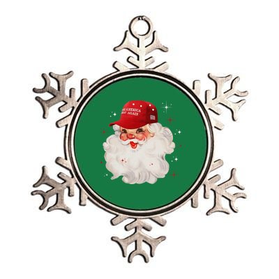 Make A Christmas Great Again Xmas Trump Maga Pajamas Santa Metallic Star Ornament