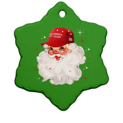 Make A Christmas Great Again Xmas Trump Maga Pajamas Santa Ceramic Star Ornament