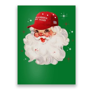 Make A Christmas Great Again Xmas Trump Maga Pajamas Santa Poster