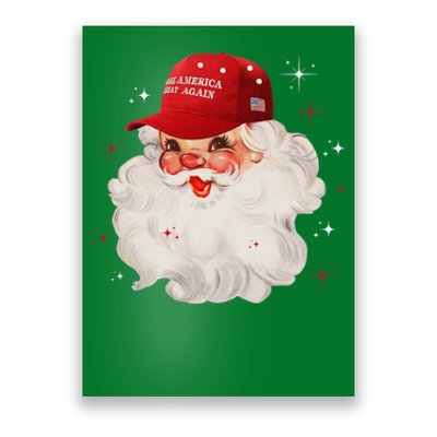 Make A Christmas Great Again Xmas Trump Maga Pajamas Santa Poster