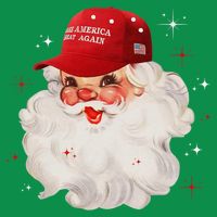 Make A Christmas Great Again Xmas Trump Maga Pajamas Santa Toddler T-Shirt