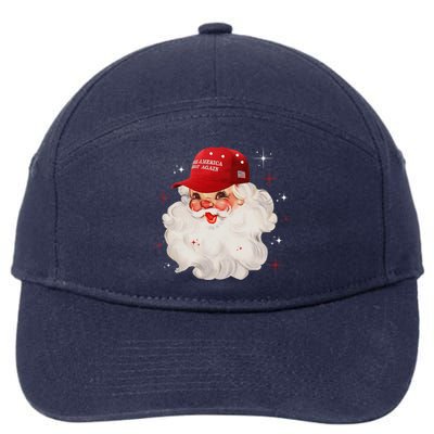 Make A Christmas Great Again Xmas Trump Maga Pajamas Santa 7-Panel Snapback Hat