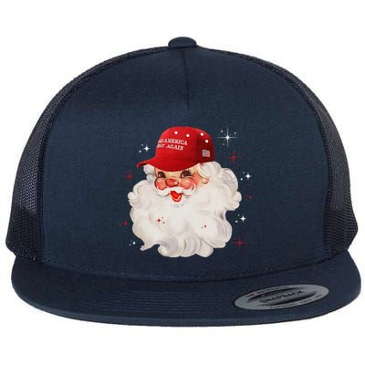 Make A Christmas Great Again Xmas Trump Maga Pajamas Santa Flat Bill Trucker Hat