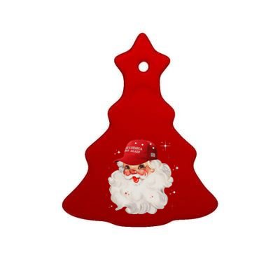 Make A Christmas Great Again Xmas Trump Maga Pajamas Santa Ceramic Tree Ornament