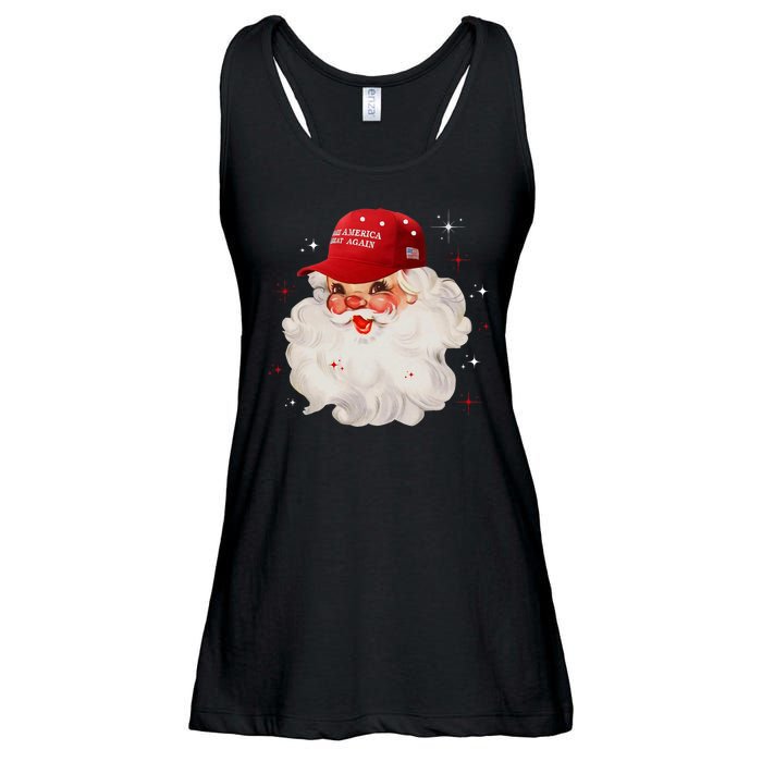 Make A Christmas Great Again Xmas Trump Maga Pajamas Santa Ladies Essential Flowy Tank