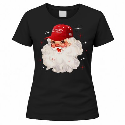 Make A Christmas Great Again Xmas Trump Maga Pajamas Santa Women's T-Shirt