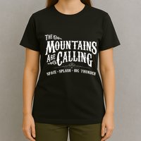Mountains Are Calling Space Splash Big Thunder Theme Park T-Shirt