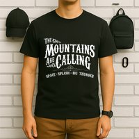 Mountains Are Calling Space Splash Big Thunder Theme Park T-Shirt