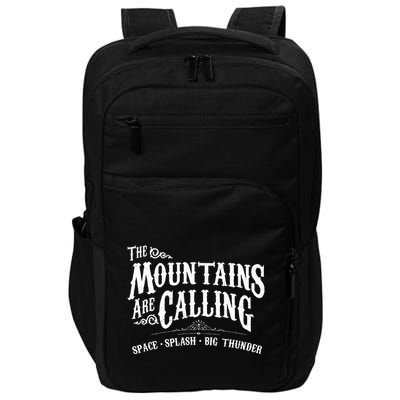 Mountains Are Calling Space Splash Big Thunder Theme Park Impact Tech Backpack