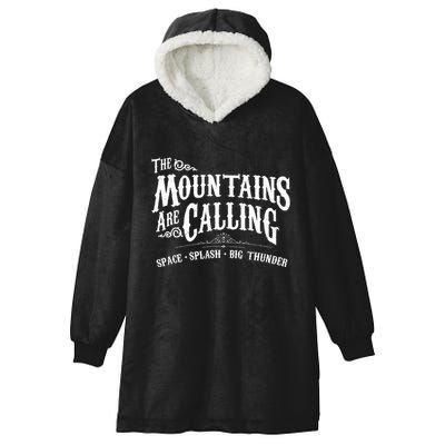 Mountains Are Calling Space Splash Big Thunder Theme Park Hooded Wearable Blanket