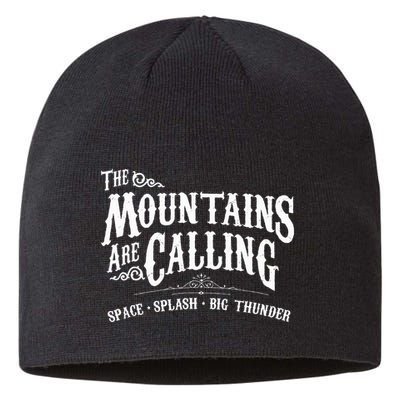 Mountains Are Calling Space Splash Big Thunder Theme Park Sustainable Beanie
