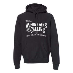 Mountains Are Calling Space Splash Big Thunder Theme Park Premium Hoodie