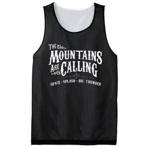 Mountains Are Calling Space Splash Big Thunder Theme Park Mesh Reversible Basketball Jersey Tank