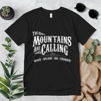 Mountains Are Calling Space Splash Big Thunder Theme Park Premium T-Shirt
