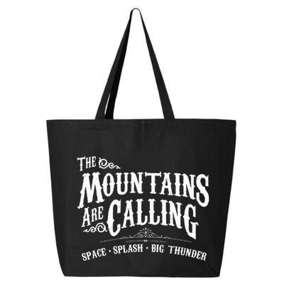 Mountains Are Calling Space Splash Big Thunder Theme Park 25L Jumbo Tote