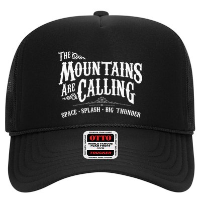 Mountains Are Calling Space Splash Big Thunder Theme Park Trucker Hat